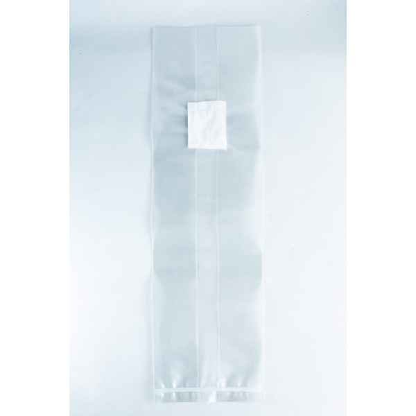 The Mushroom Grow Bags Unicorn for spawn and substrate are transparent plastic bags with a small white square patch in the centre, perfect for mushroom cultivation and ideal for growing mushrooms at home.