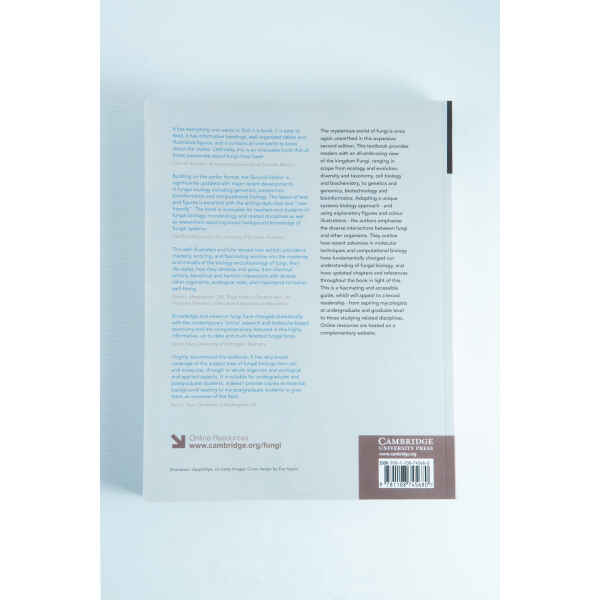 Back cover of "21st Century Guide to Fungi: Book by David Moore ft, others" with descriptive text, barcode, and publisher info—an essential comprehensive field guide and practical mushroom resource for Australia.