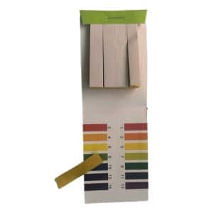 The pH Test Strips Pasteurisation Indicator kit includes test strips and a colour chart from pH 1 to 14, perfect for fast, accurate pH readings.