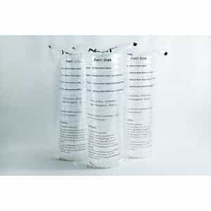 Three packages of 90mm sterile, gamma-irradiated Petri dishes with three vents are wrapped in clear plastic and arranged on a white background.