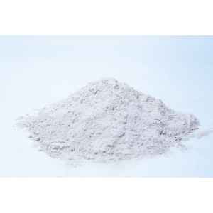 A small mound of Liquid Culture Pre-mix | DLME | Now Extra Clear, a fine, light-coloured powder perfect for mixing dextrose and light malt extract, sits on a white surface against a plain background.