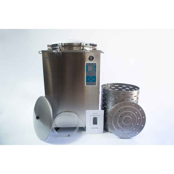 A machine with a lid and a lid.