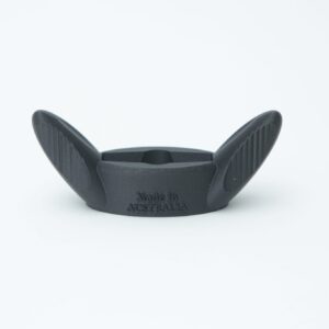 Black, winged plastic All-American Tool with "Made in AUSTRALIA" text, photographed on a plain white background.
