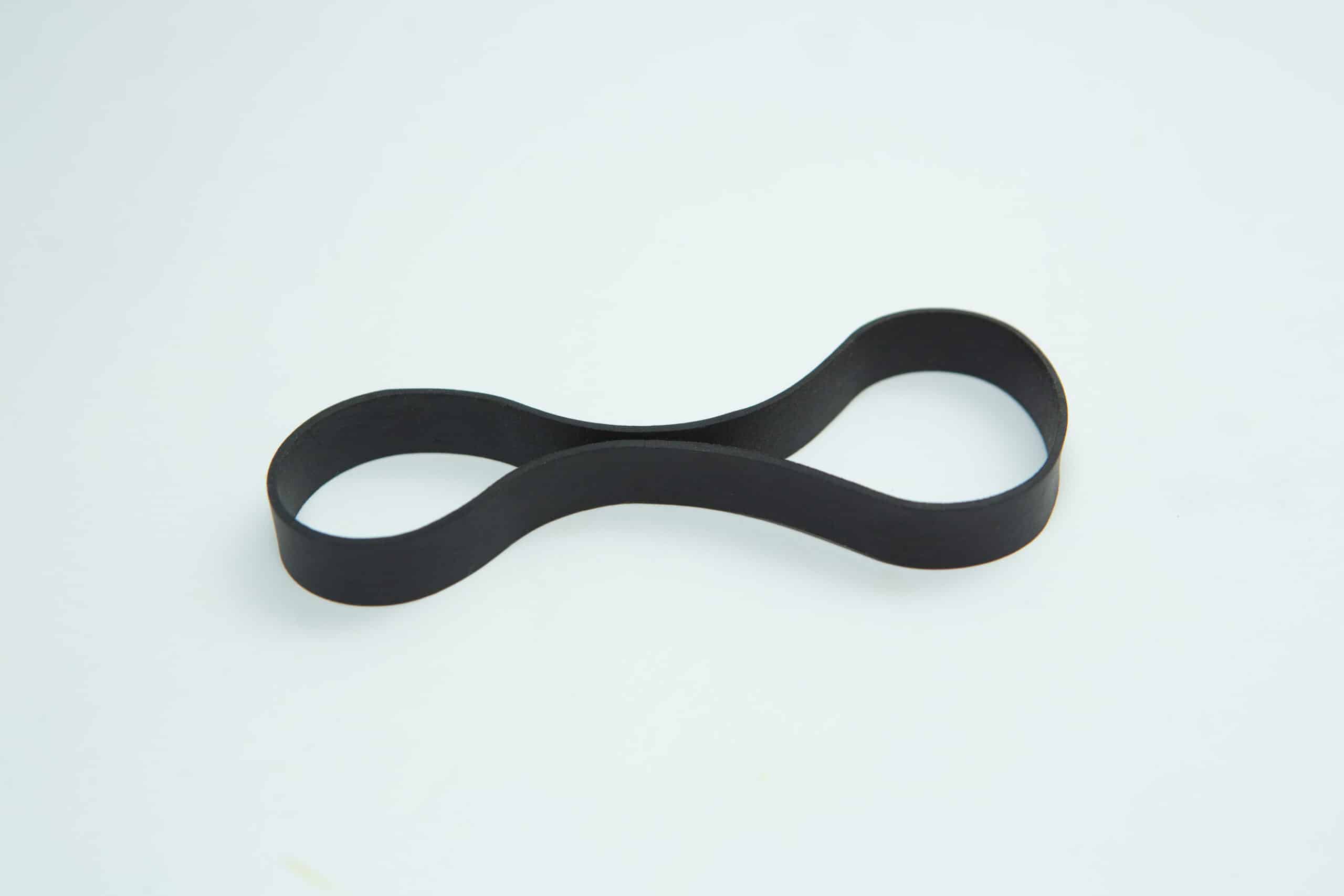 Fruiting Rubber Band for Mushroom growing 10pcs | Reusable 4 A Fruiting Rubber Band for Mushroom growing 10pcs | Reusable, shown twisted into a figure-of-eight shape on a white background.